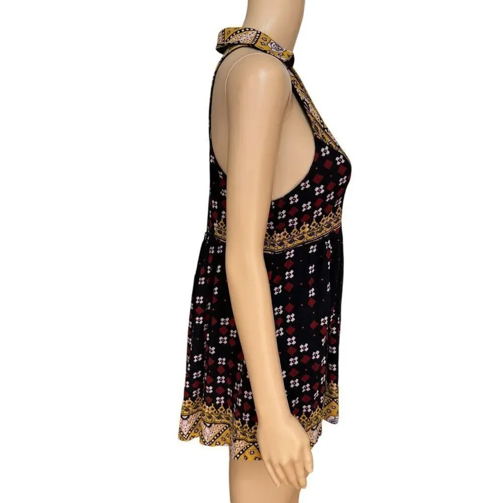 Free People Charlotte Tunic Tank top blouse low cut size XS